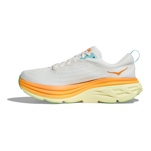 Hoka Bondi 8 - Blanc de Blanc - Solar Flare