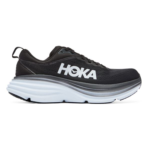 Hoka Bondi 8 - Black - White
