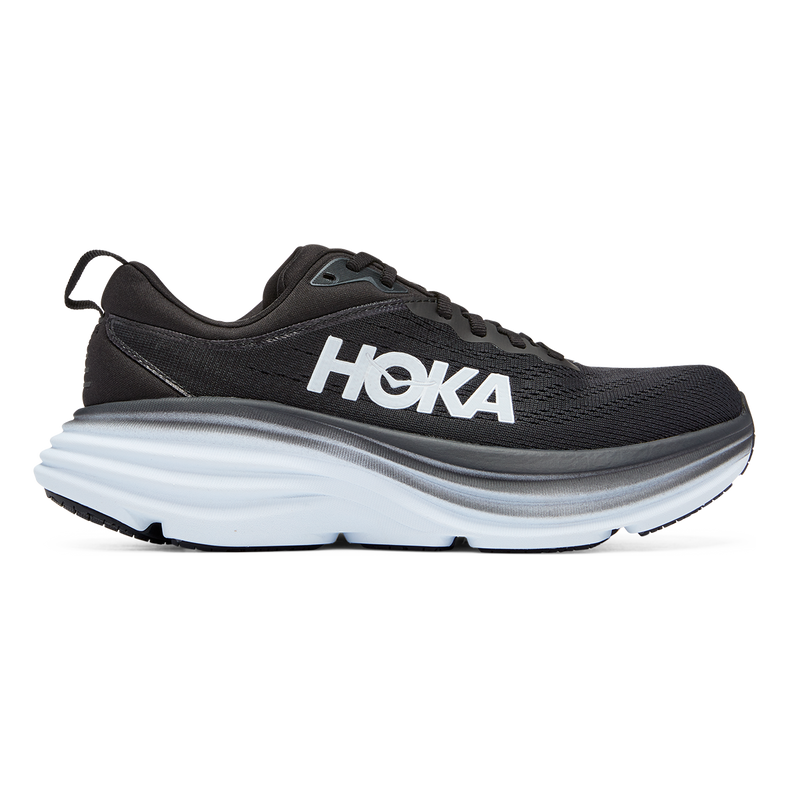 Hoka Bondi 8 - Black - White