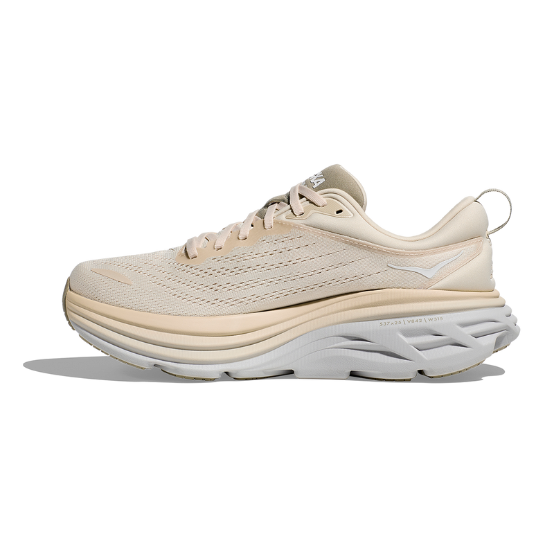 Hoka Bondi 8 - Oat Milk - Barley