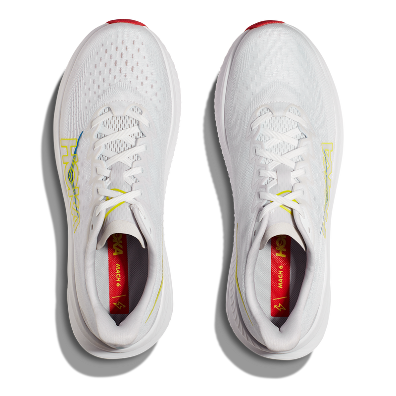 Hoka Mach 6 - White - Nimbus Cloud
